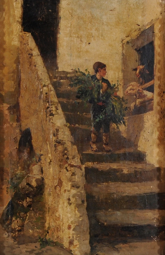 Pastorello sulle scalette